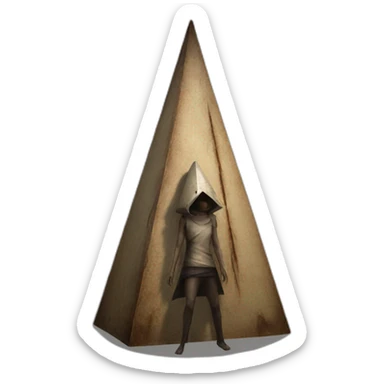 pyramid head silent hill sticker