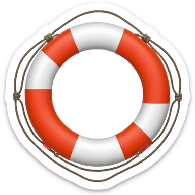 Life buoy sticker