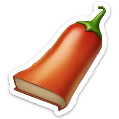 Spicy book sticker
