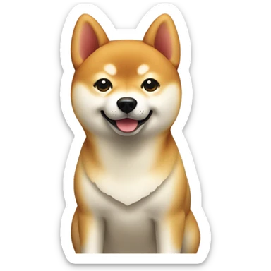 Shiba inu in Japan  sticker