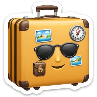 travel items sticker