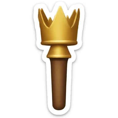 Plunger crown sticker