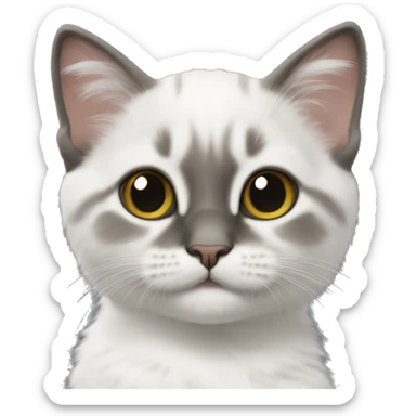 Selkirk reks kitten sticker