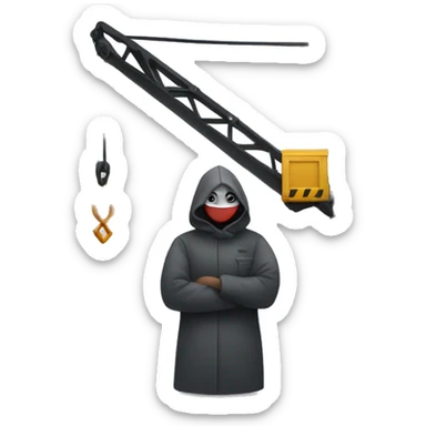 Une personne de peau noire avec un très grand crane sticker