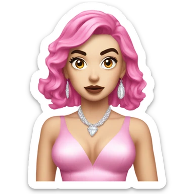 Charli xcx pink diamond  sticker