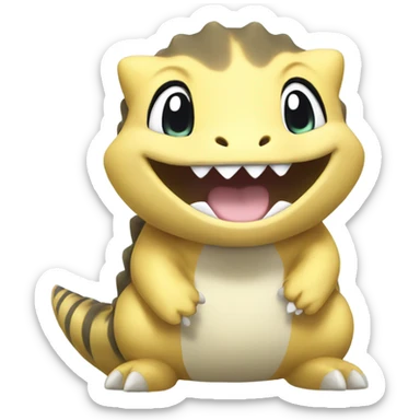 Sandshrew laughing  sticker
