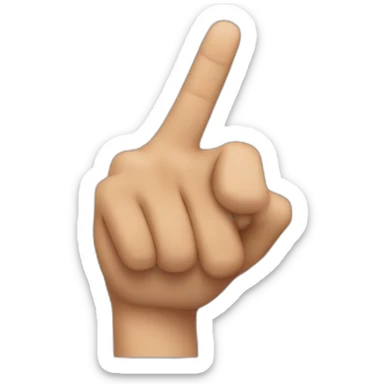finger pointing you  sticker