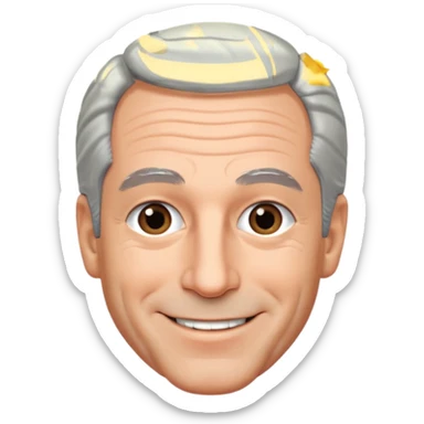 jeffrey epstein trolled face sticker