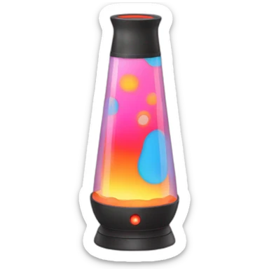 lava lamp sticker