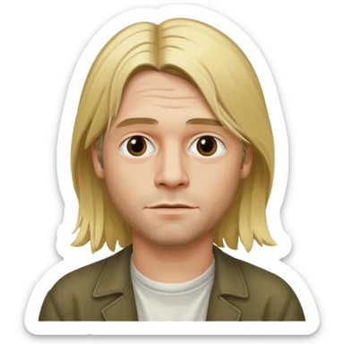 Kurt cobain  sticker