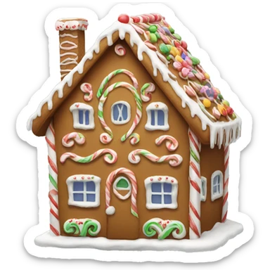 gingerbread house sticker