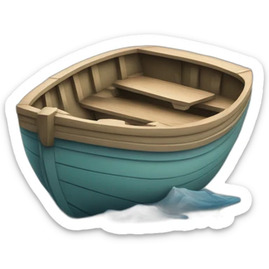 a small boat alive sticker
