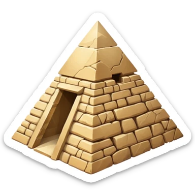 pyramide sticker