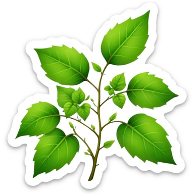 branch of poison ivy sticker