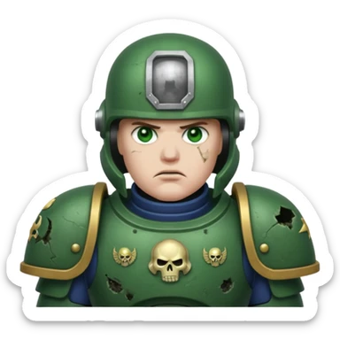 Green Eye Warhammer 40K sticker