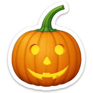 Pumpkin sticker