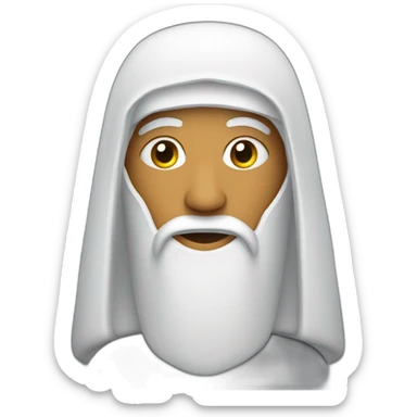 A person with shemakh sticker