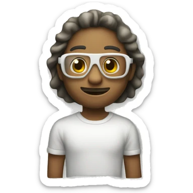 iPhone 15 pro white sticker