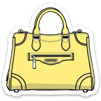 Balenciaga handbag sticker
