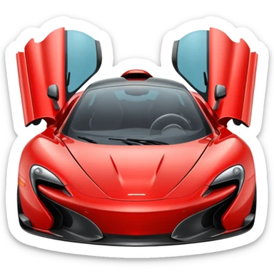 maak een auto en het is een mc laren sticker