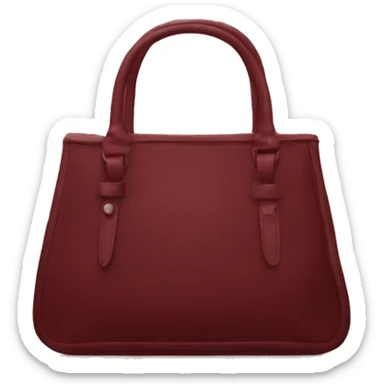Bag dark red sticker