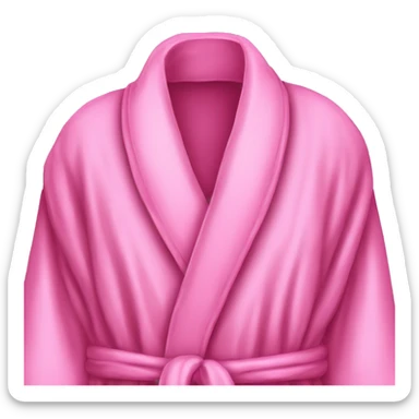 pink luxury robe sticker