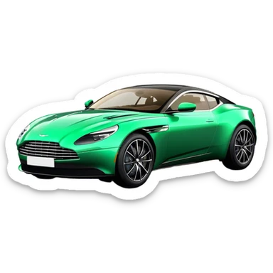 Aston Martin DB11 - Aston Martin (Model Year: 2022) (Iconic colour: Green) sticker