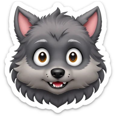 The hotel transylvania werewolf pup winnie sticker