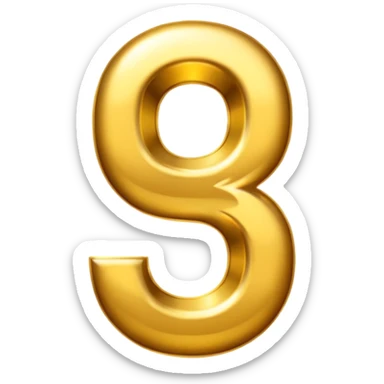 30th birthday number sticker