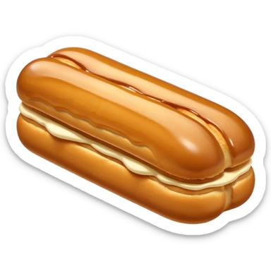 Butterscotch éclair  sticker