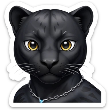 Panthère noire Bagheera sticker