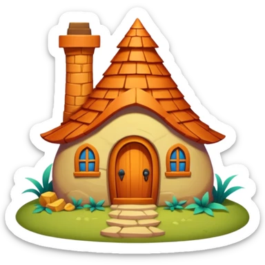 The Weasley’s Burrow sticker