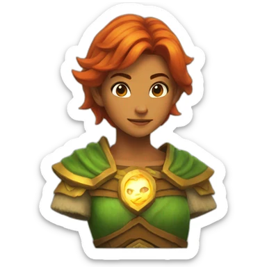 Lina on zelda sticker