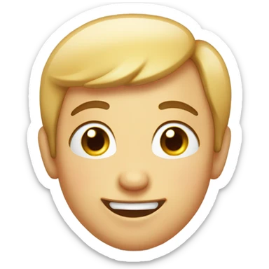 Blushing face with dimples  sticker