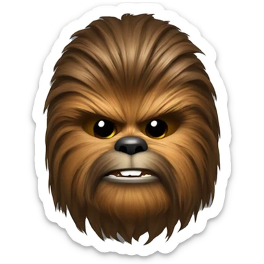 star wars chewbacca sticker