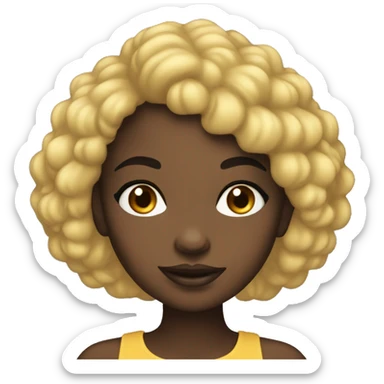 coquette black girl  sticker