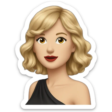 tylor swift fan sticker