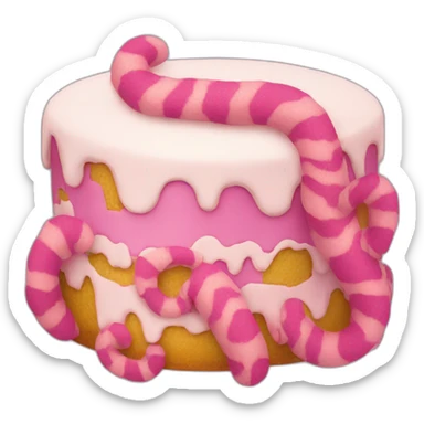 cake + boa sticker