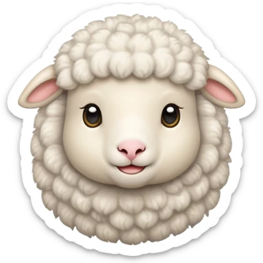 baby sheep sticker