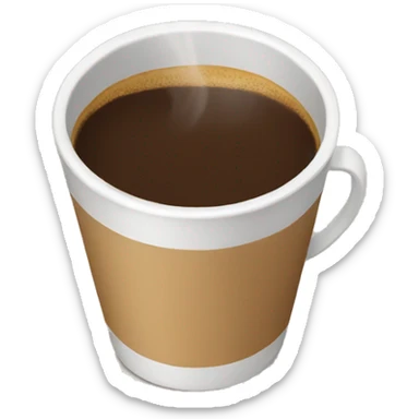 coffee cup sticker