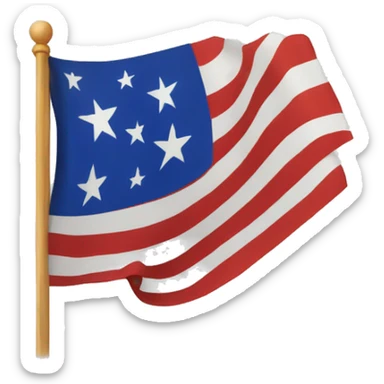 Drapeau avec marque dessus SF sticker