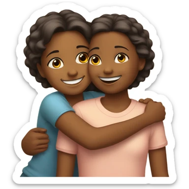 Daughter love mother  sticker