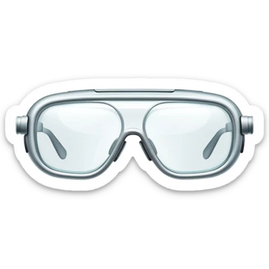 X-ray vision glasses sticker