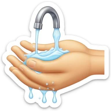 care hand washing sticker