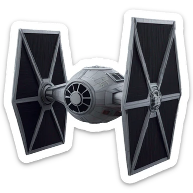 Tie fighter sticker