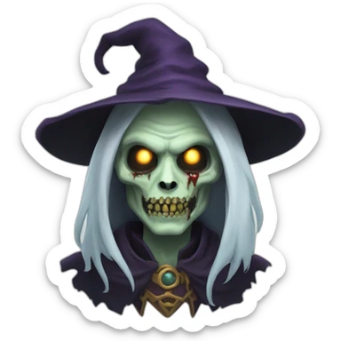 undead warlock sticker