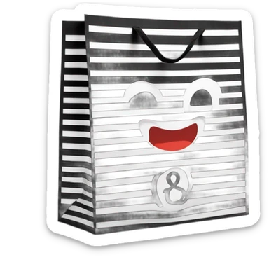 Sephora shopping bag sticker