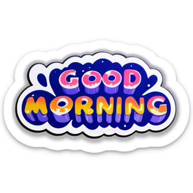 Good morning  sticker