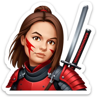 Battle-Ready Samurai sticker
