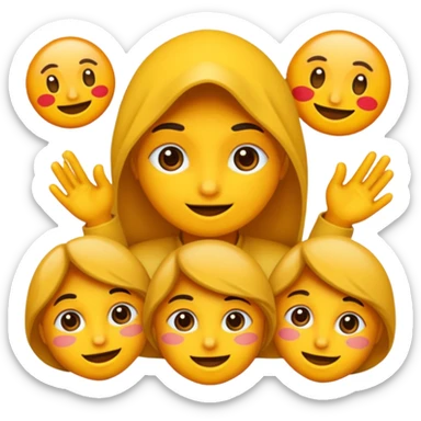  ایموجین از ترکیب قلب و ماه با فرمت pNG  sticker